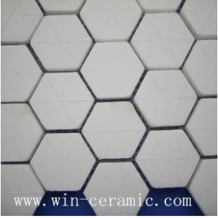 Wear-resistant Ceramic Lining Board with mushroom hump( 007 )