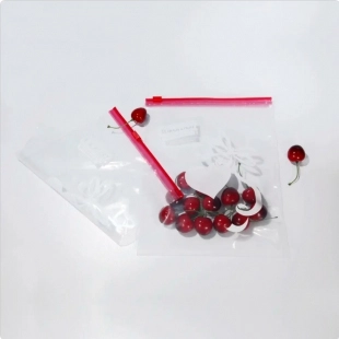 ECO Plastic Custom Fruit Slider Ziplock Storage Pack Bag( SLSB002 )