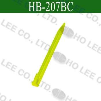 12" Fluorescent tent stake